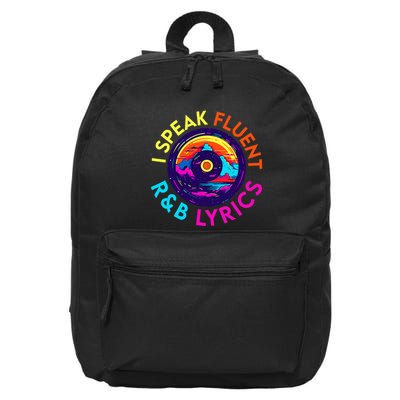 90S R&B Music L Rnb Lover Rhythm And Blues 16 in Basic Backpack