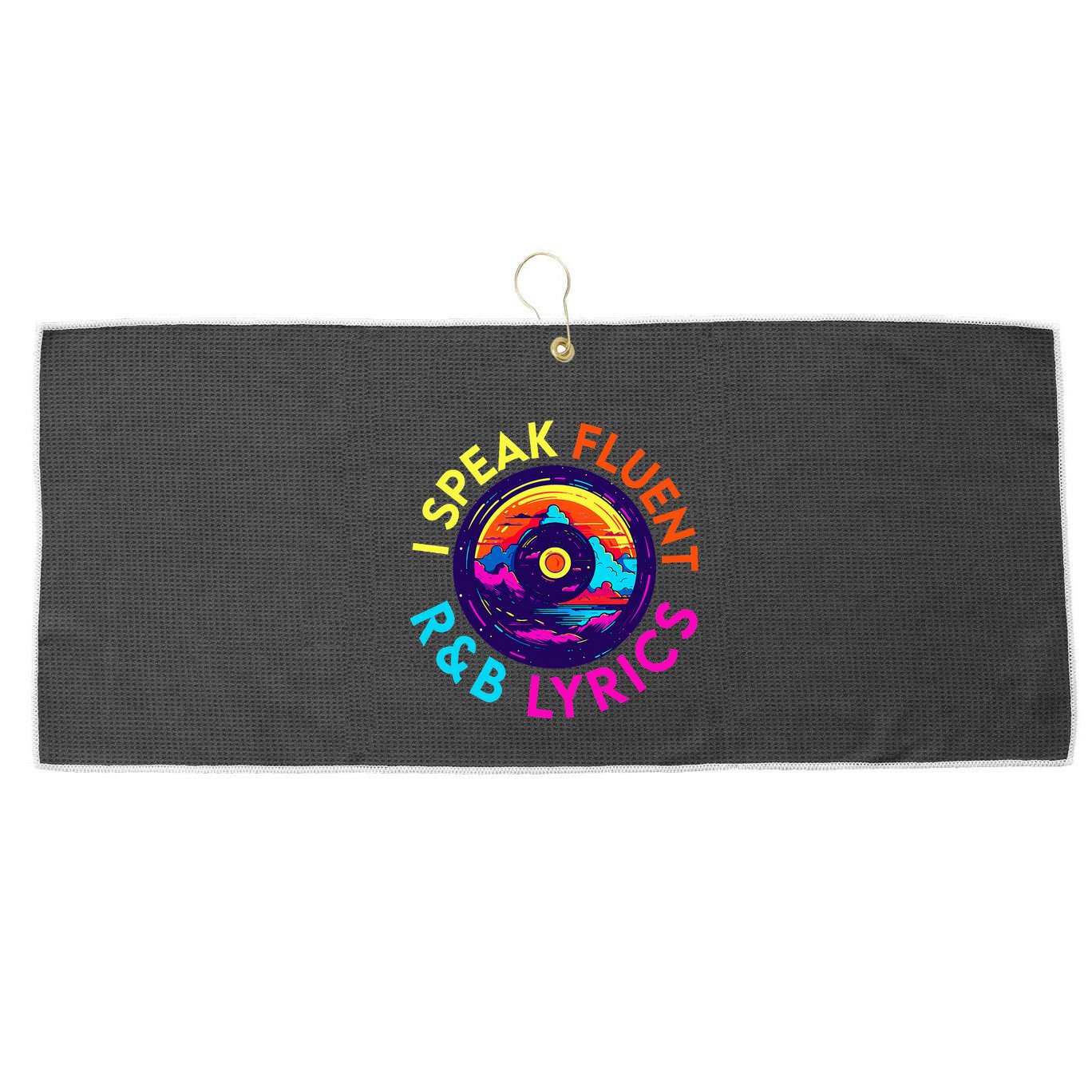 90S R&B Music L Rnb Lover Rhythm And Blues Large Microfiber Waffle Golf Towel