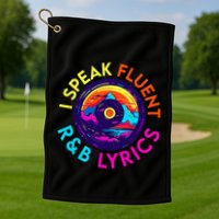 90S R&B Music L Rnb Lover Rhythm And Blues Golf Towel