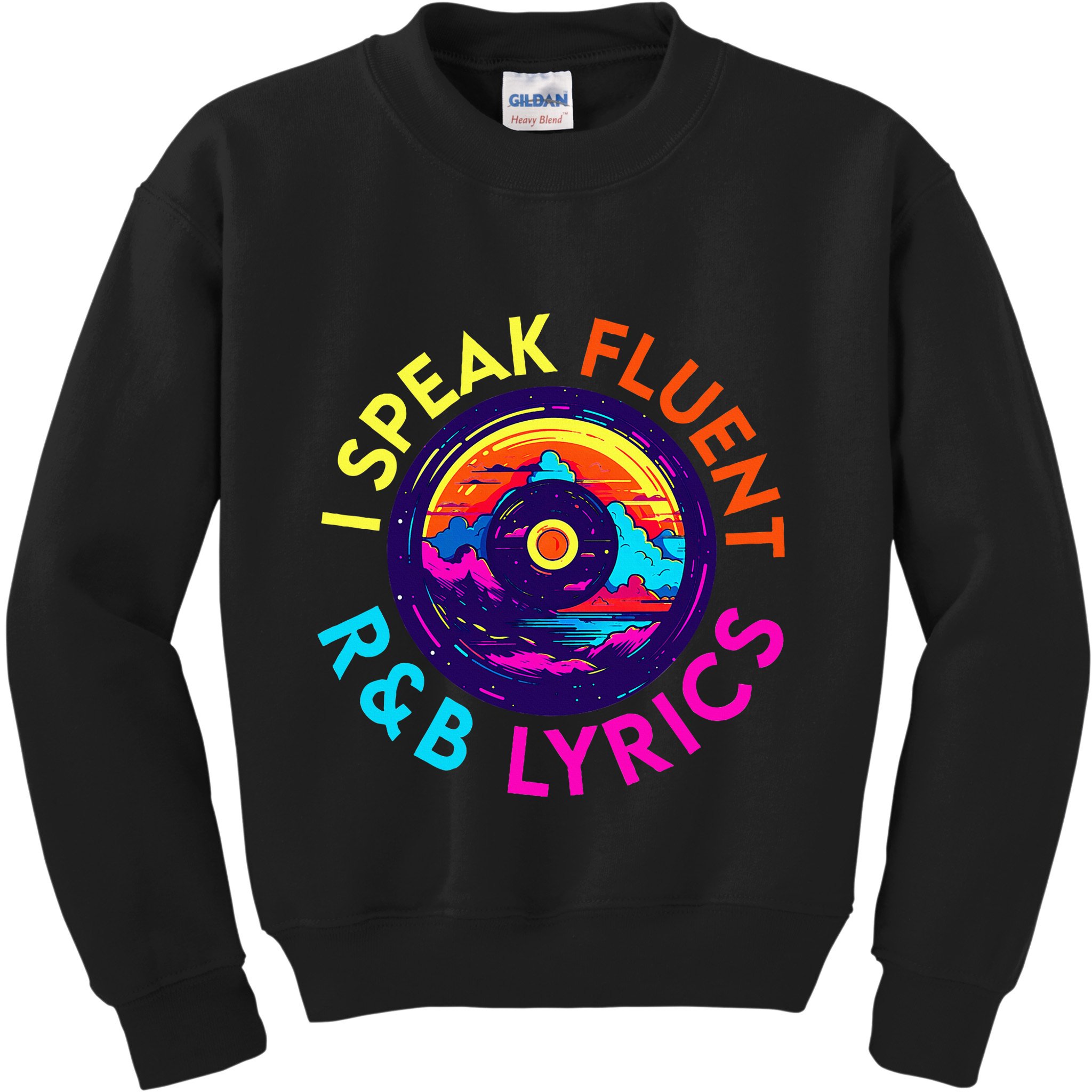 90S R&B Music L Rnb Lover Rhythm And Blues Kids Sweatshirt
