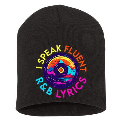 90S R&B Music L Rnb Lover Rhythm And Blues Short Acrylic Beanie