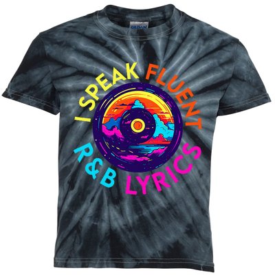 90S R&B Music L Rnb Lover Rhythm And Blues Kids Tie-Dye T-Shirt