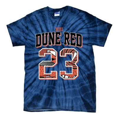 90s Retro Number 23 Dune Red 13s Matching Tie-Dye T-Shirt