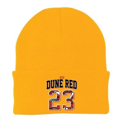 90s Retro Number 23 Dune Red 13s Matching Knit Cap Winter Beanie