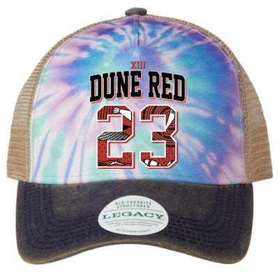 90s Retro Number 23 Dune Red 13s Matching Legacy Tie Dye Trucker Hat