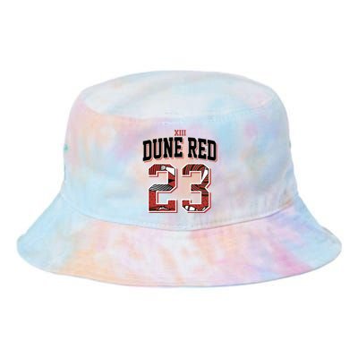 90s Retro Number 23 Dune Red 13s Matching Tie Dye Newport Bucket Hat