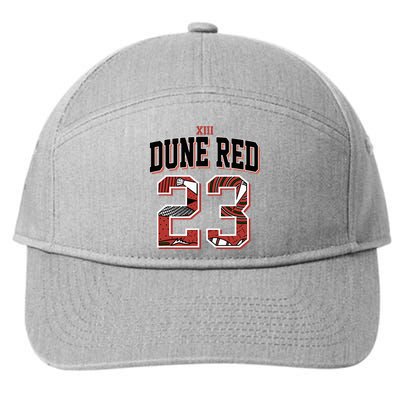 90s Retro Number 23 Dune Red 13s Matching 7-Panel Snapback Hat