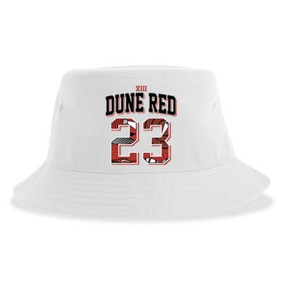 90s Retro Number 23 Dune Red 13s Matching Sustainable Bucket Hat