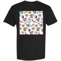 90s Retro Pattern Garment-Dyed Heavyweight T-Shirt