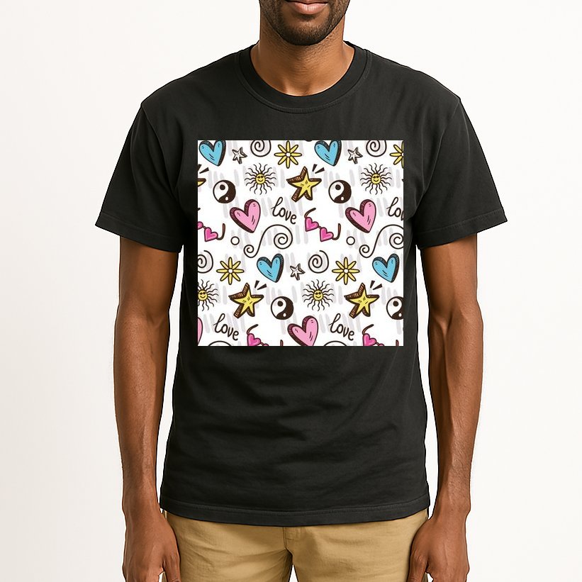 90s Retro Pattern Tall T-Shirt