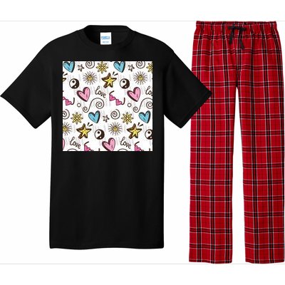 90s Retro Pattern Pajama Set