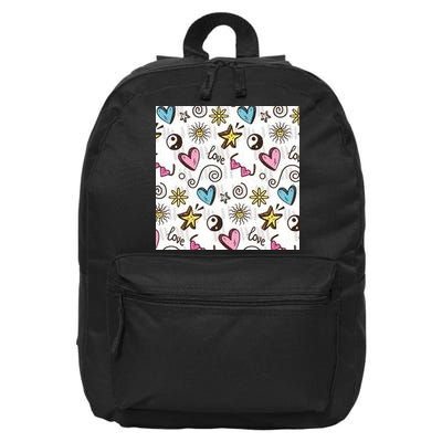 90s Retro Pattern 16 in Basic Backpack