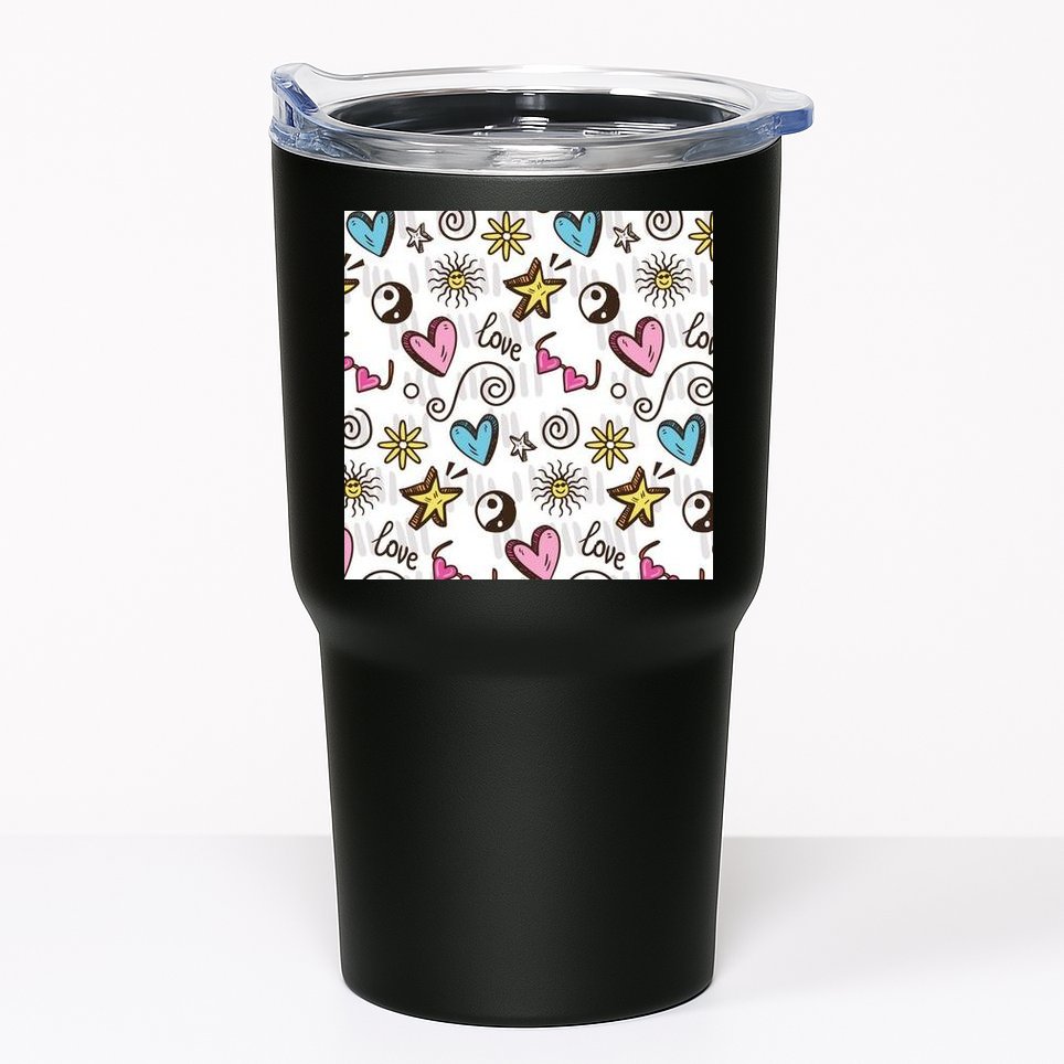 90s Retro Pattern Tumbler