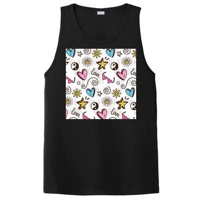 90s Retro Pattern PosiCharge Competitor Tank