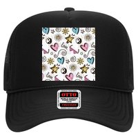 90s Retro Pattern Trucker Hat
