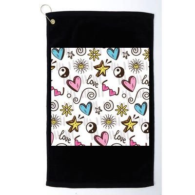 90s Retro Pattern Golf Towel