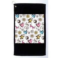 90s Retro Pattern Golf Towel