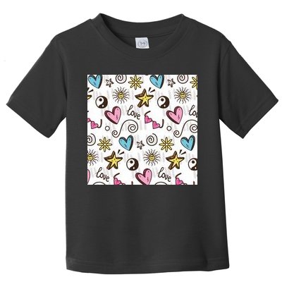 90s Retro Pattern Toddler T-Shirt