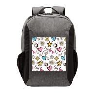 90s Retro Pattern Vector Backpack