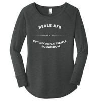 99th Reconnaissance Squadron Beale Afb U.2 Spyplane Women's Perfect Tri Tunic Long Sleeve Shirt