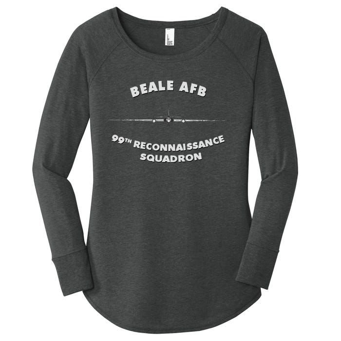 99th Reconnaissance Squadron Beale Afb U.2 Spyplane Women's Perfect Tri Tunic Long Sleeve Shirt