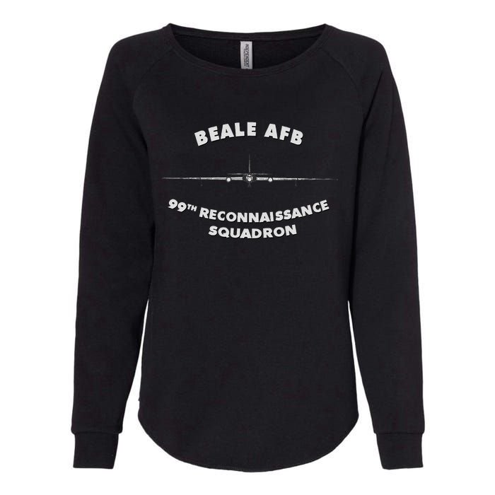 99th Reconnaissance Squadron Beale Afb U.2 Spyplane Womens California Wash Sweatshirt