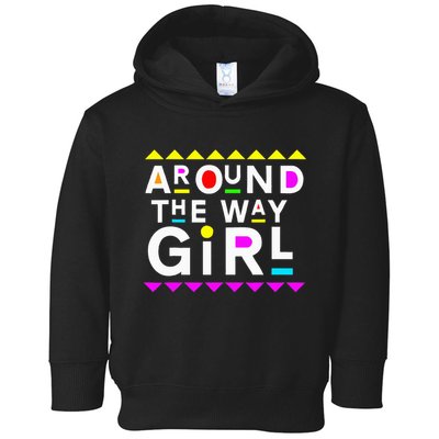 90s Retro Streetwear Fashion Toddler Hoodie