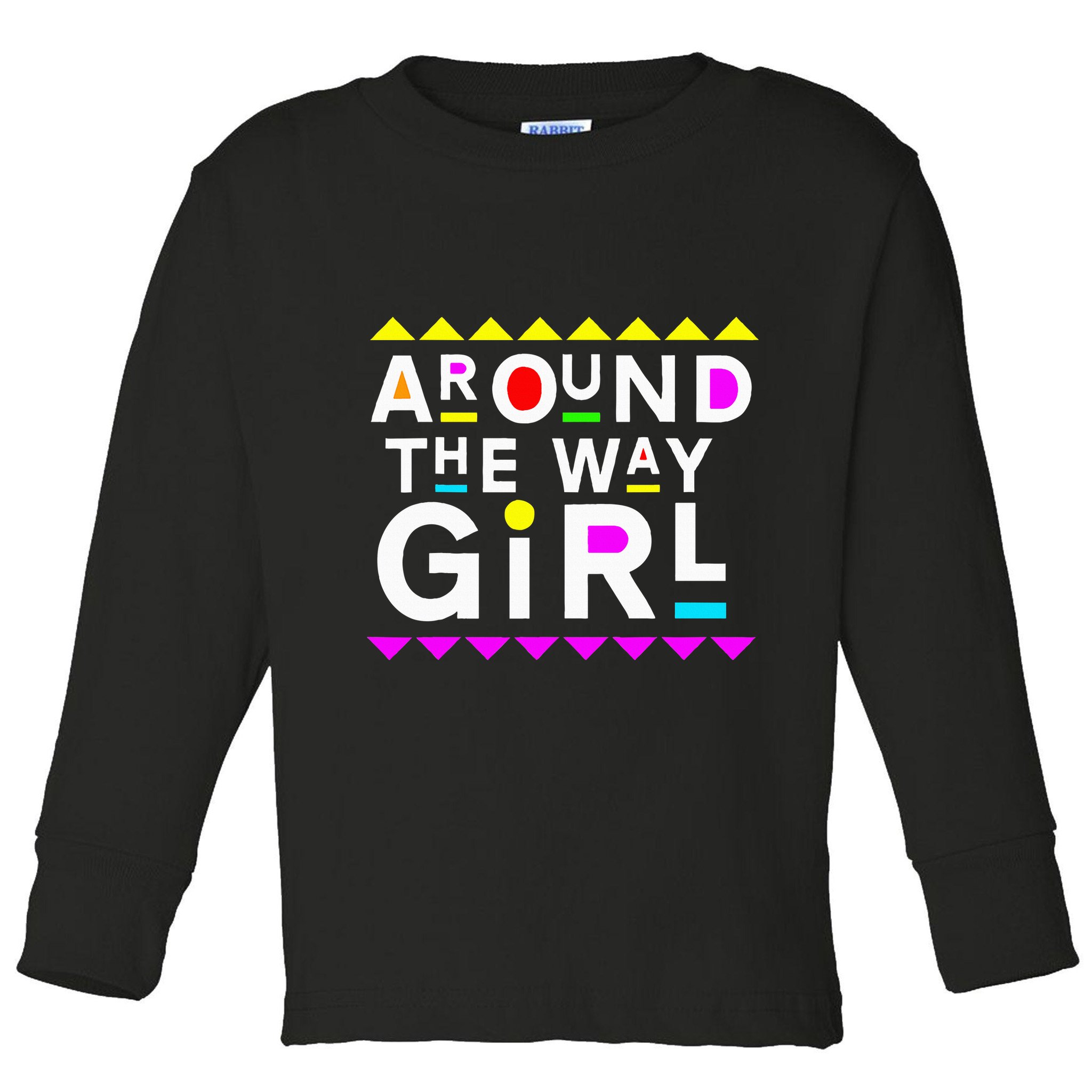 90s Retro Streetwear Fashion Toddler Long Sleeve Shirt