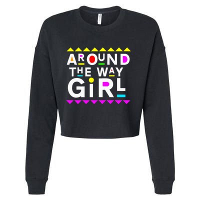90s Retro Streetwear Fashion Cropped Pullover Crew