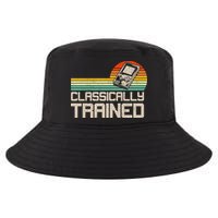 90' Retro Sunset Classically Trained Gaming Design, Game Lover Gift For Men Boys Cool Comfort Performance Bucket Hat