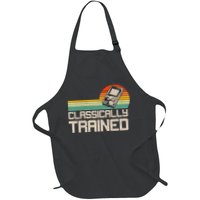 90' Retro Sunset Classically Trained Gaming Design, Game Lover Gift For Men Boys Apron