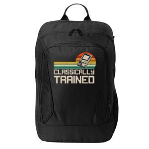 90' Retro Sunset Classically Trained Gaming Design, Game Lover Gift For Men Boys City Backpack