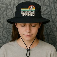 90' Retro Sunset Classically Trained Gaming Design, Game Lover Gift For Men Boys Bucket Hat