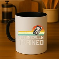 90' Retro Sunset Classically Trained Gaming Design, Game Lover Gift For Men Boys Mug