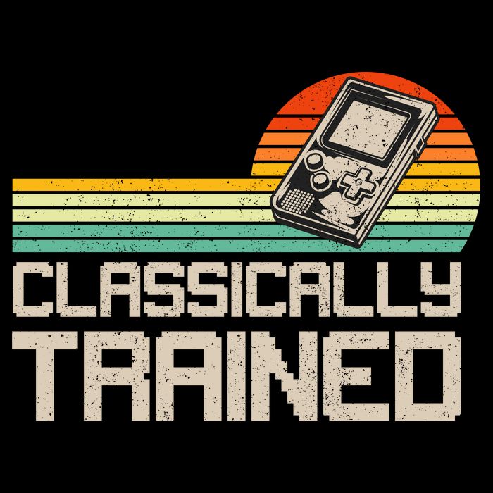 90' Retro Sunset Classically Trained Gaming Design, Game Lover Gift For Men Boys 16 in Basic Backpack