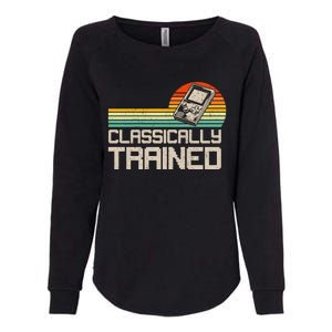 90' Retro Sunset Classically Trained Gaming Design, Game Lover Gift For Men Boys Womens California Wash Sweatshirt