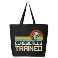 90' Retro Sunset Classically Trained Gaming Design, Game Lover Gift For Men Boys 25L Jumbo Tote
