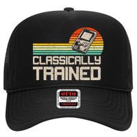 90' Retro Sunset Classically Trained Gaming Design, Game Lover Gift For Men Boys Trucker Hat
