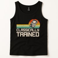 90' Retro Sunset Classically Trained Gaming Design, Game Lover Gift For Men Boys Tank Top