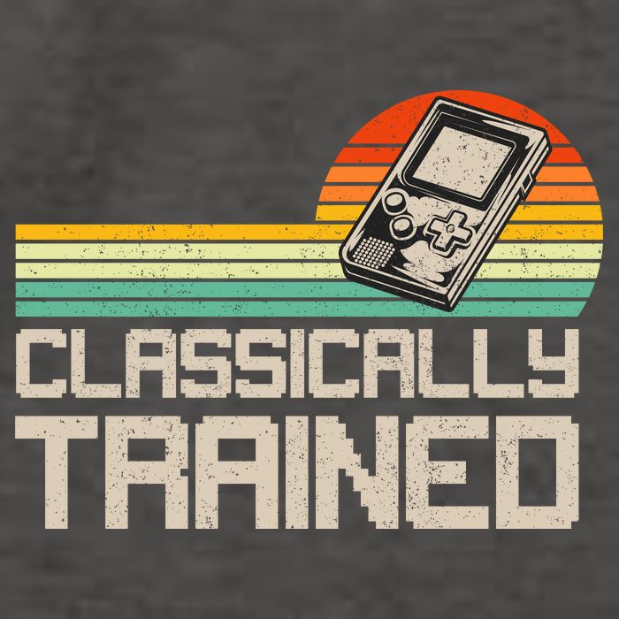 90' Retro Sunset Classically Trained Gaming Design, Game Lover Gift For Men Boys Vector Backpack