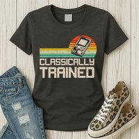 90' Retro Sunset Classically Trained Gaming Design, Game Lover Gift For Men Boys Womens T-Shirt