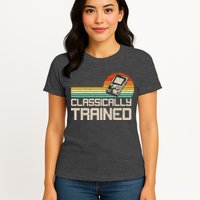 90' Retro Sunset Classically Trained Gaming Design, Game Lover Gift For Men Boys Womens T-Shirt