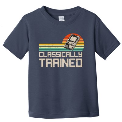 90' Retro Sunset Classically Trained Gaming Design, Game Lover Gift For Men Boys Toddler T-Shirt