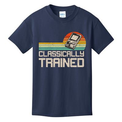 90' Retro Sunset Classically Trained Gaming Design, Game Lover Gift For Men Boys Kids T-Shirt