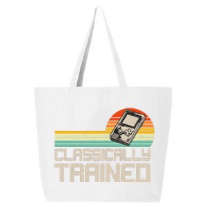 90' Retro Sunset Classically Trained Gaming Design, Game Lover Gift For Men Boys 25L Jumbo Tote