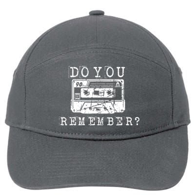 90 Retro Vintage Nostalgia Retro Tape 7-Panel Snapback Hat