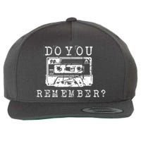 90 Retro Vintage Nostalgia Retro Tape Wool Snapback Cap