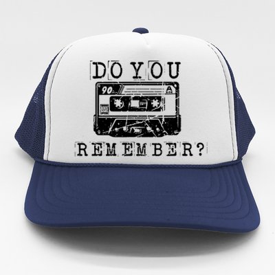 90 Retro Vintage Nostalgia Retro Tape Trucker Hat