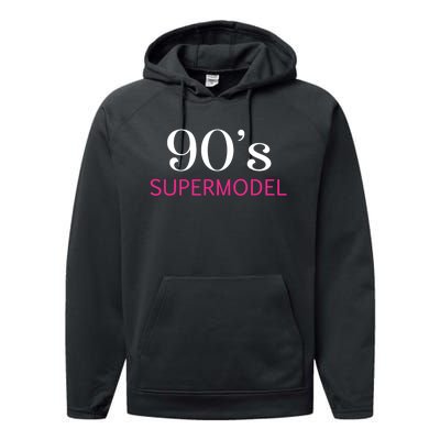 90s Supermodel Performance Fleece Hoodie