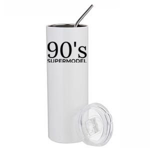 90s Supermodel Stainless Steel Tumbler